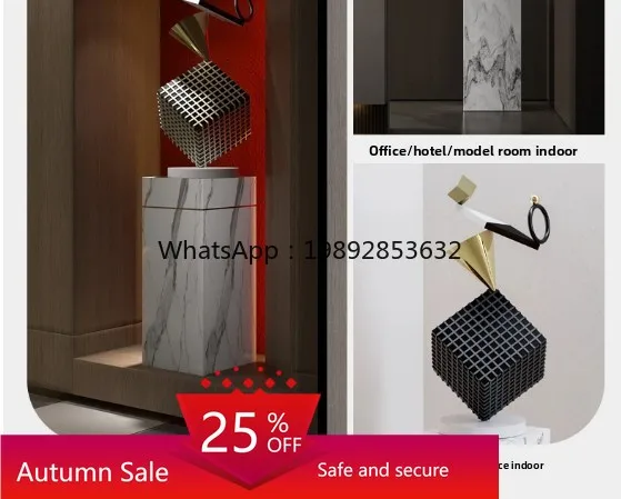 

ZZ geometric architectural sculpture ornament landing shopping mall hotel sales office art decoration