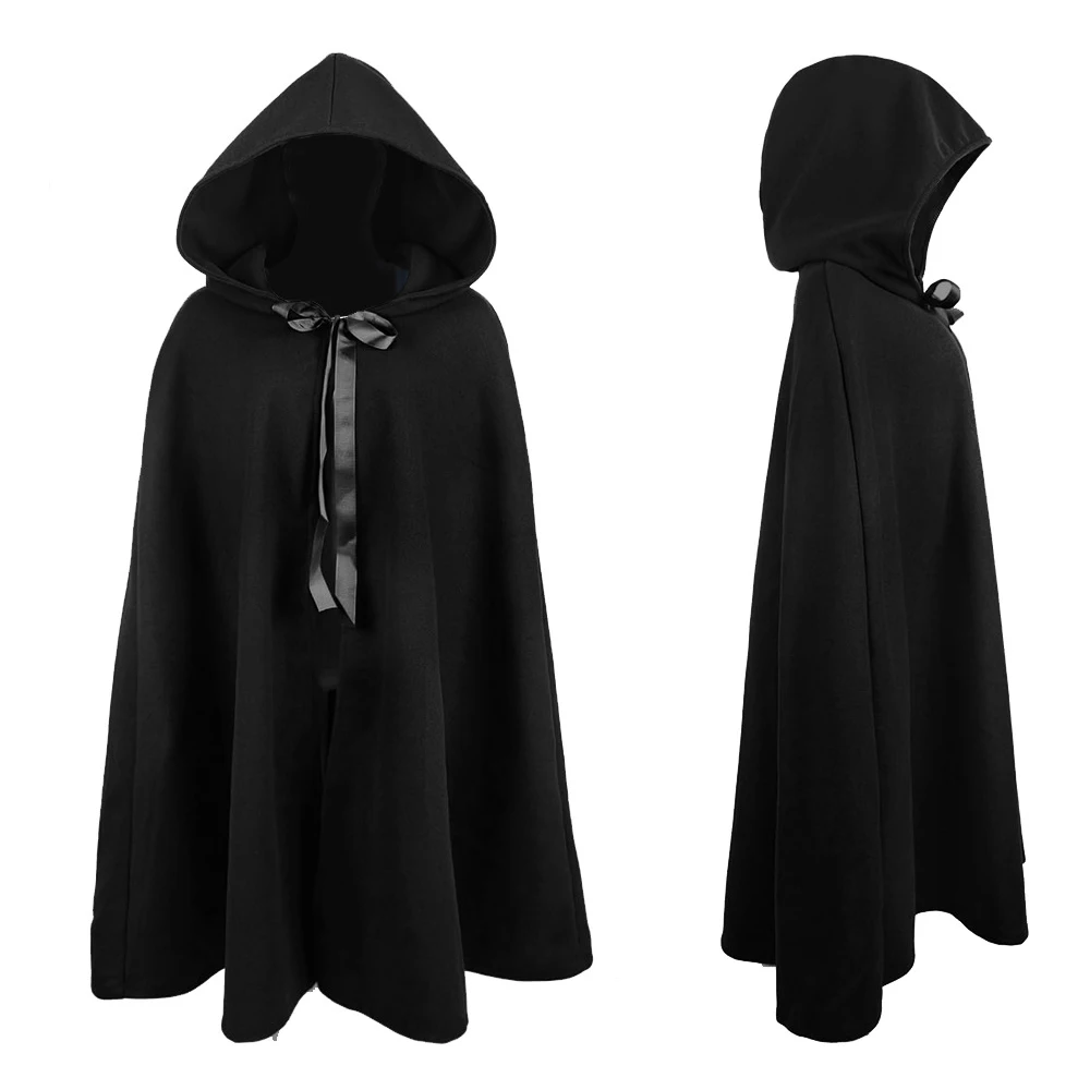 

Cosplay Cloak Capes Vintage Knight Pirate Prince Medieval Cloak Hooded Capes Halloween Party Perfromance Costumes Tops