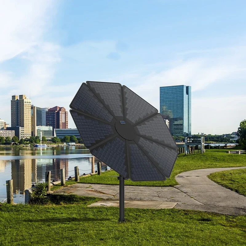 A new solar power station system consisting of a set of panels for household generators