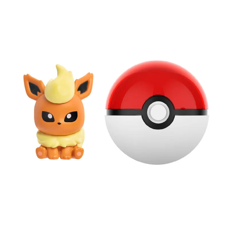 Pokemon Anime Pokeball Action-figuren Sylveston Umbreon Gengar Mini Puppen FUNISM Original Echte Modell Auto Ornament Spielzeug Geschenk