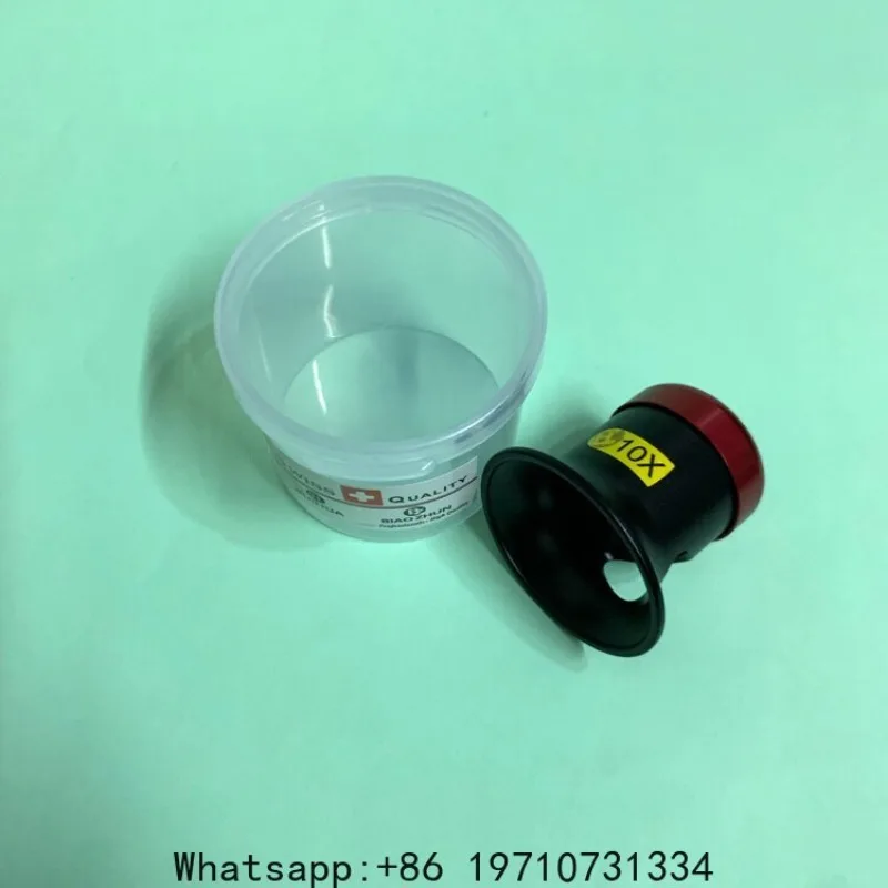Watch repair aluminum loupe 5x 10x anti fog breathable eyepiece magnifier