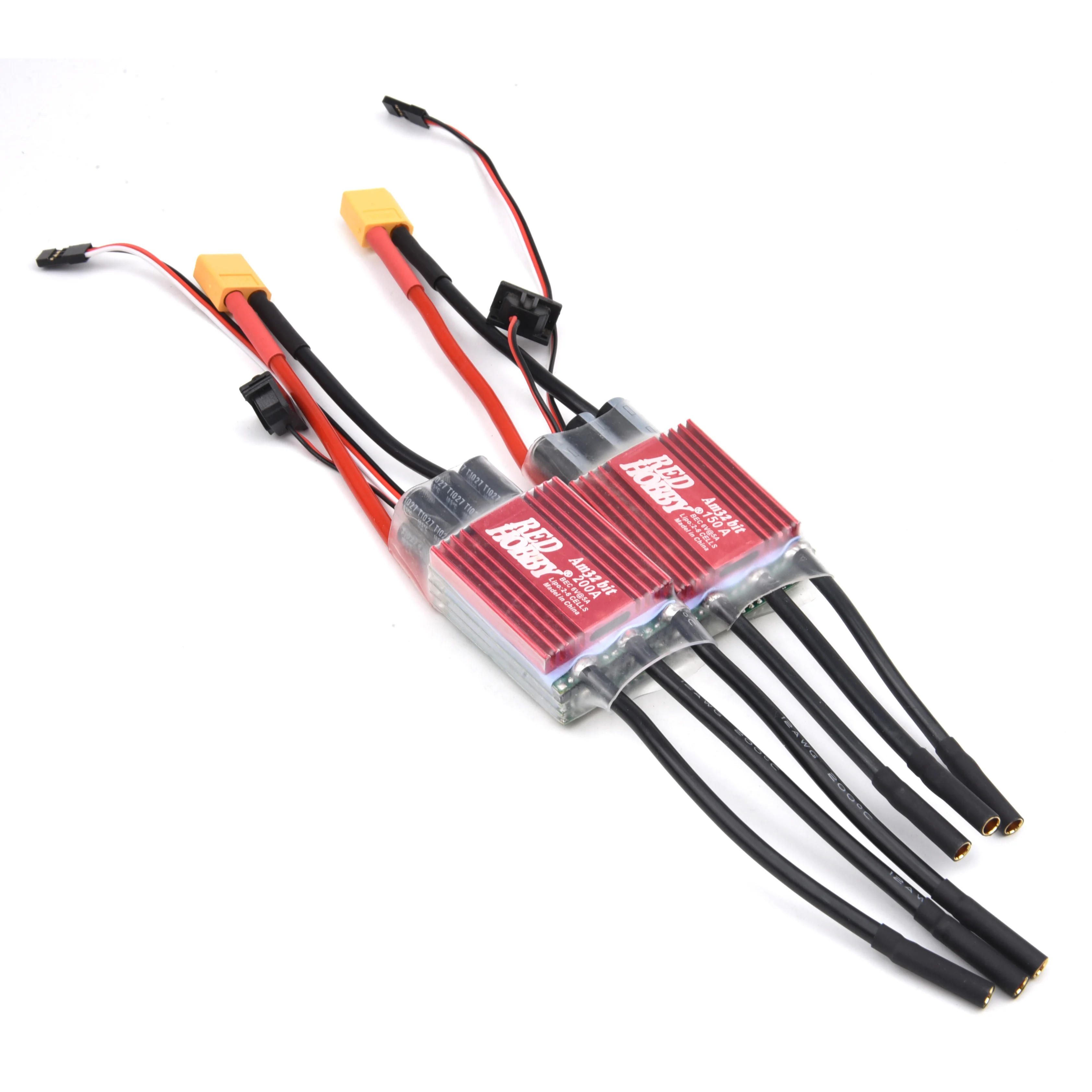 AM32 60A 80A 150A 200A Bürstenloser ESC 2-4S BEC 6V/2A 2-6S BEC 6V/5A für 1/10 1/8 RC-Auto und RC-Boot
