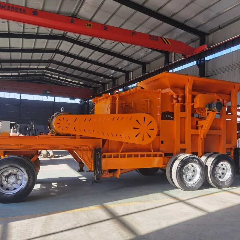 Mobile Jaw Crushing Station For Hard Stone Primary Crushing High Strength Jaw Crusher For Large Scale Mining Work