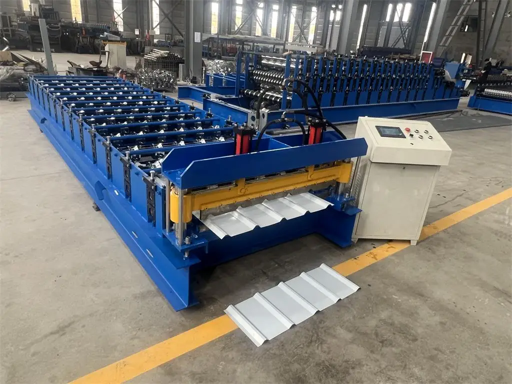 Metal Roof Wall Panel Roll Forming Machine Factory High Precision Metal Profile Bending Equipment for Construction Industry