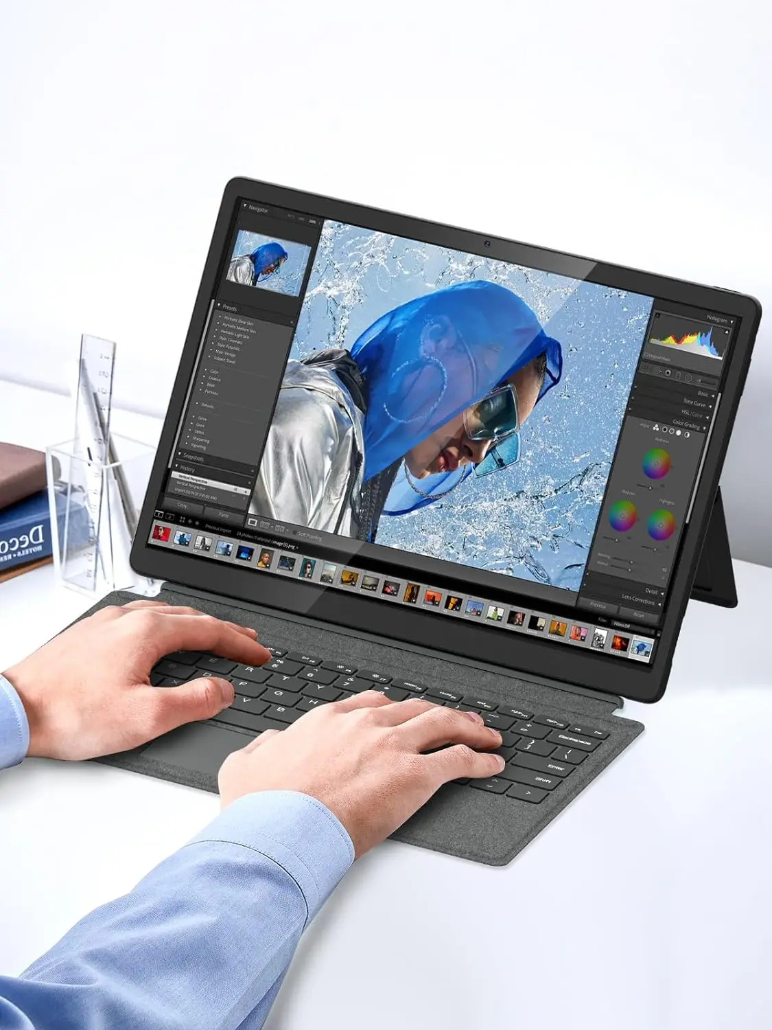 13 بوصة 2 في 1 Win11 اللوحي والكمبيوتر المحمول شاشة تعمل باللمس في tel Corei7 أقراص تعليم الأعمال مع أجهزة الكمبيوتر المحمولة لوحة المفاتيح القابلة للفصل