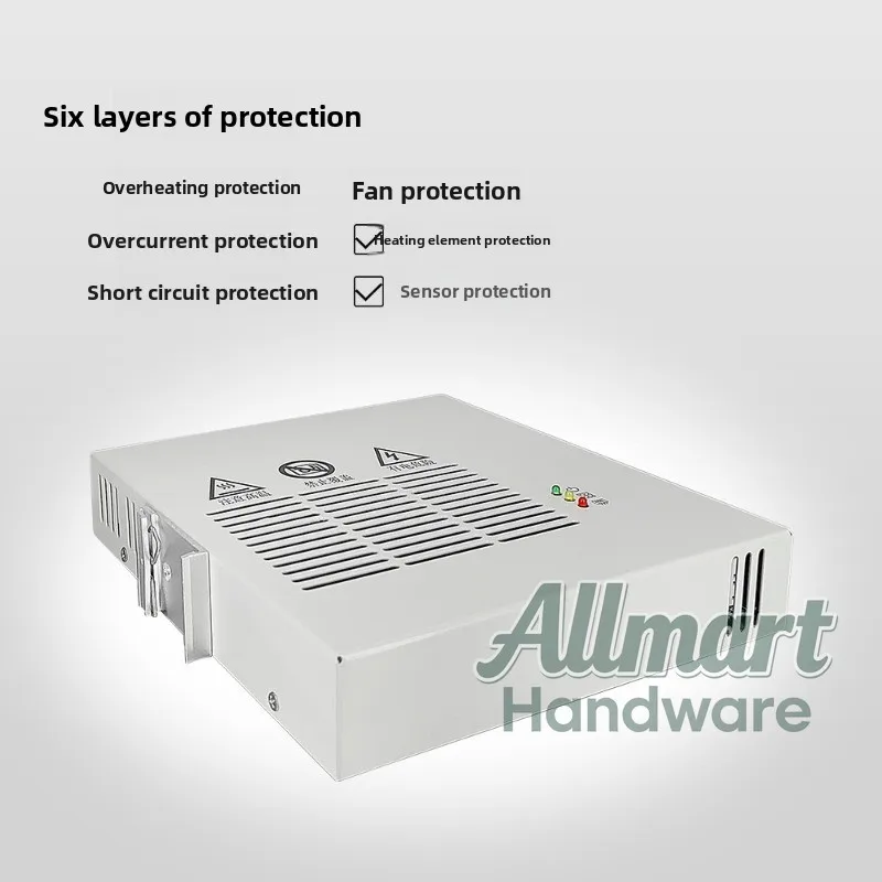 Industrial intelligent anti condensation heater cabinet plug and play heating module distribution box PTC electric heater