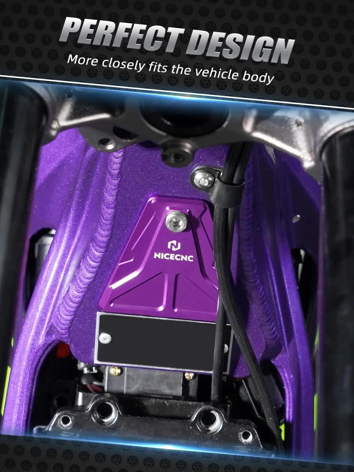 AliExpress NICECNC For 2025 2024 Surron Light Bee X S L1E Surron Electric Bike Horn Cover Gap Cover Plate Aluminum For Segway X160 X260