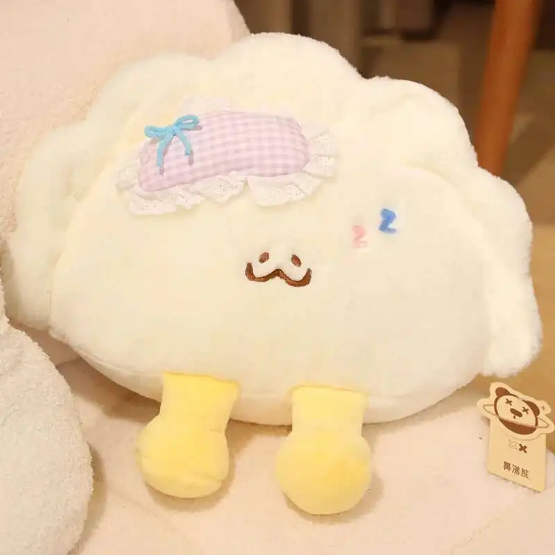 Almohada de felpa con bola de masa de 28/40CM, cojín de sofá relleno de comida suave, juguetes, almohada cómoda para dormir, muñeca