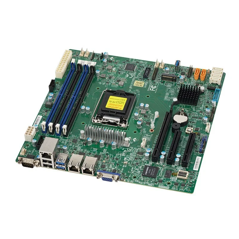 X11SCL-F For Supermicro C242 LGA1151 Dual Gigabit LAN M-ATX Server Motherboard