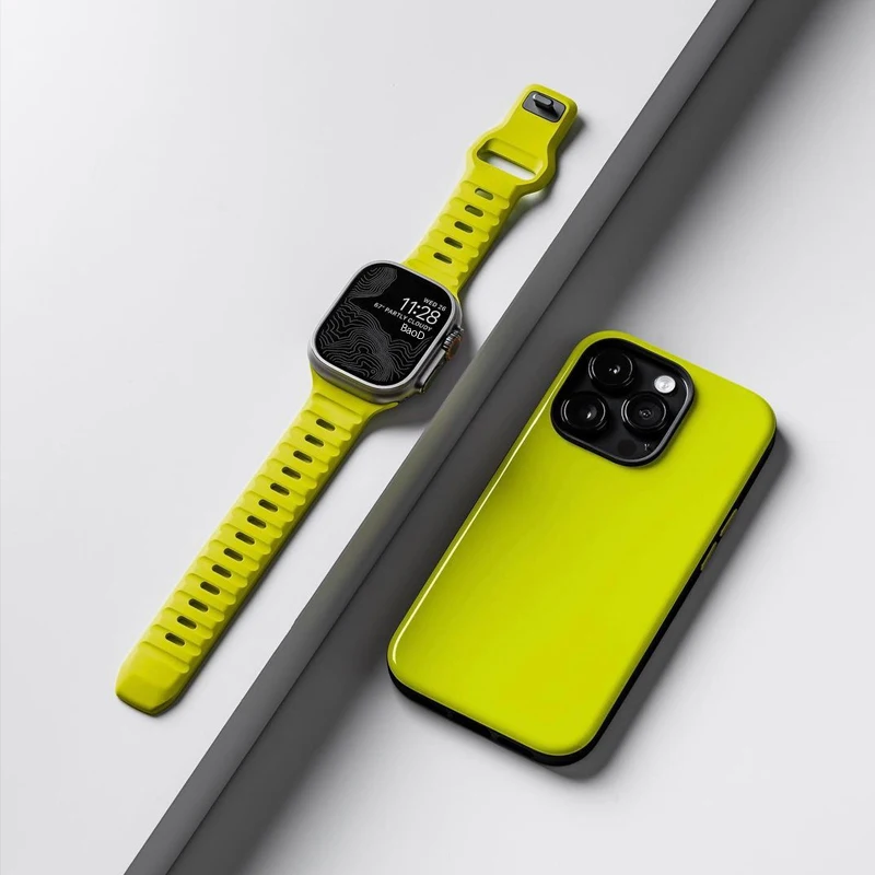 Cinturino sportivo in Silicone morbido per Apple Watch Ultra 8 SE 7 Series 44MM 40MM 49MM 45MM cinturino in gomma per iWatch 6 5 4 3 42MM 38MM