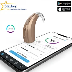 Starkey Evolv Ai 1600 Severe Deafness Hearing Aids 16 Channels Programmable Premium Bluetooth Hearing Aid For iphone,App Tune