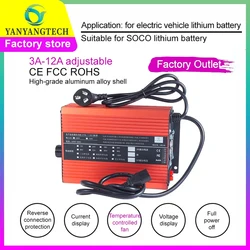 For SOCO Fast Charger TC TS TC MAX 10A 12A Current Adjustable 3 to 12A