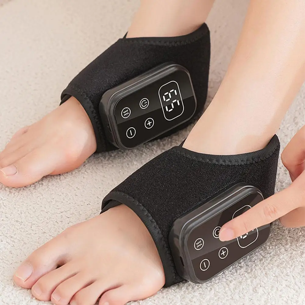 

Electric Ankle Heating Massage Hot Compress Vibration Foot Massage 3 Heating Level Ankle Joint Brace Wrap Foot Warmer HOT