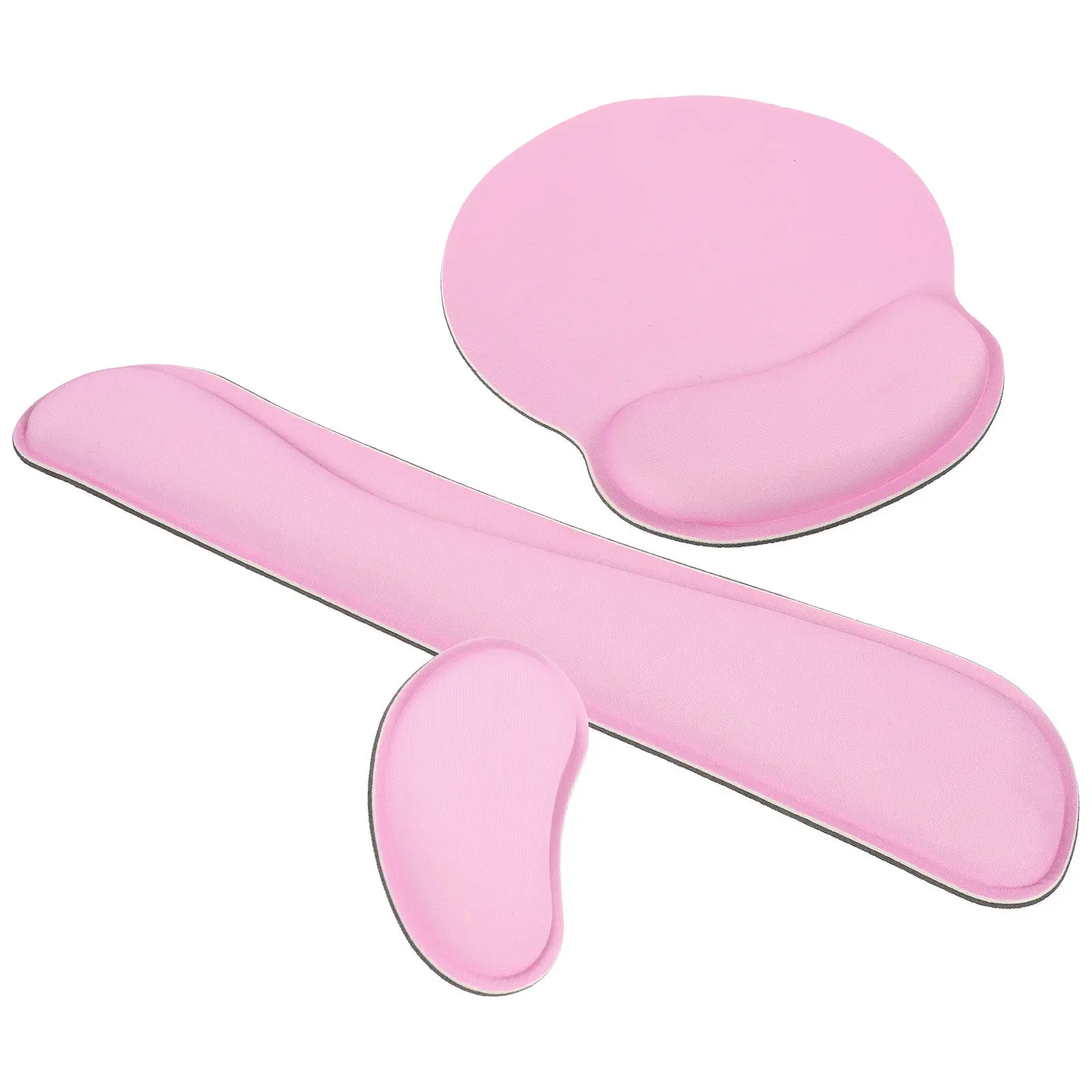 

Комплект: эргономичная подставка для запястья из пены с эффектом памяти для клавиатуры и мыши, для набора текста, игр, офиса, коврик-подушка для мыши на стол