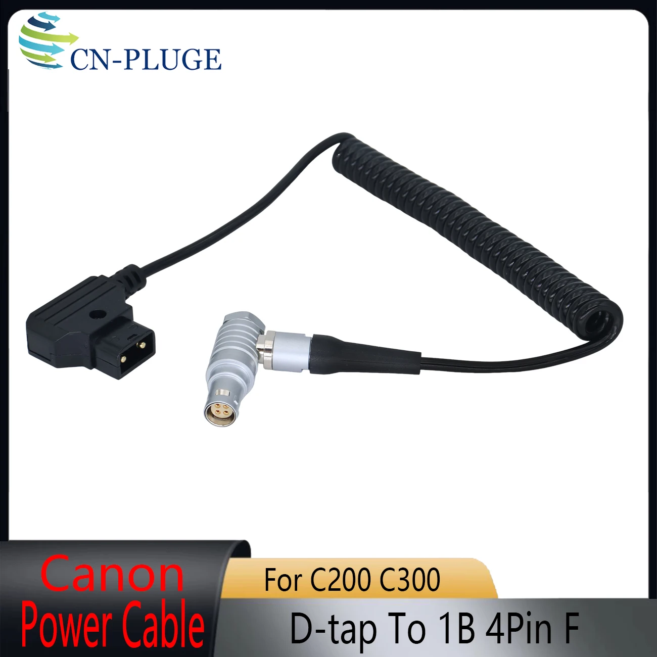 

Кабель D-tap на 1B 4-контактный (женский) для камеры Canon C200 C300 Mark2 II, кабель питания