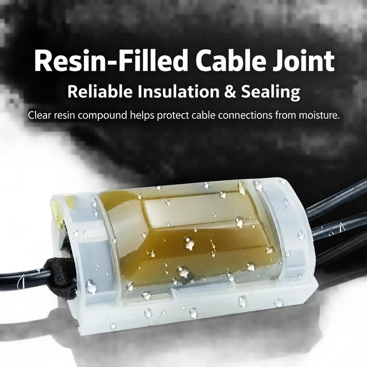 Outdoor 1kv Glue Filled Waterproof Junction Box IP68 Street Lamp Buried Submersible Pump Underwater Wire Waterproof Junction Box image 6