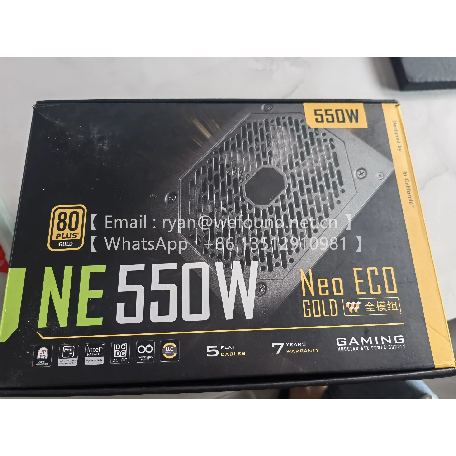 FOR Antec NE550 Gaming Modular ATX 550W