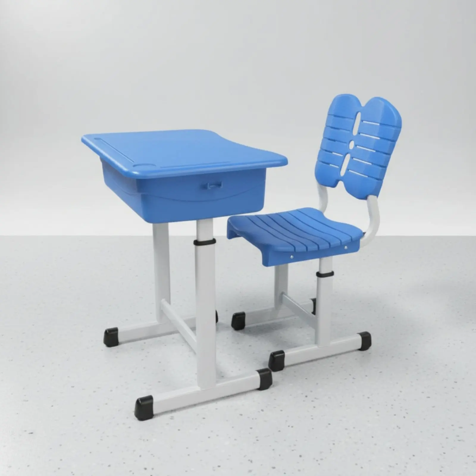 Adjustable Student Desk and Chair Set Sturdy & Long-Lasting Height Adjustable School Desk Children's Study Table and Chair view 2