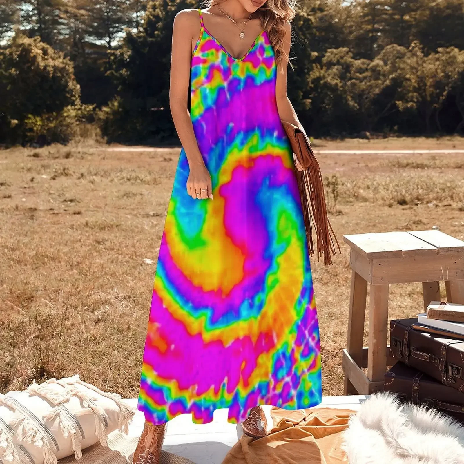 Tie Dye is Life. Sleeveless Dress dresses for special events evening dresses women Party dresses for women Dress