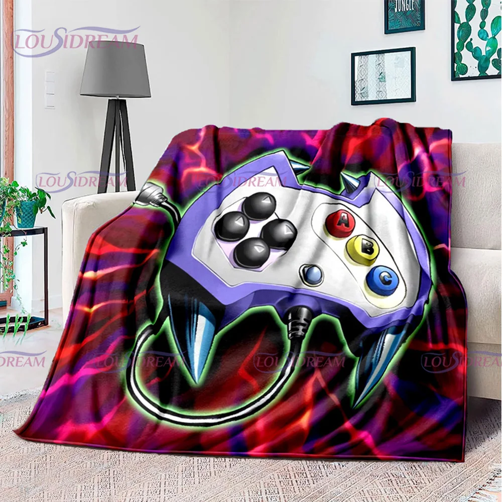 Personalized Anime Yu Gi Oh Card Blanket Fusion Card Printed Blanket for Bed Picnic Blanket Sofa Thin Blanket Christmas Blankets