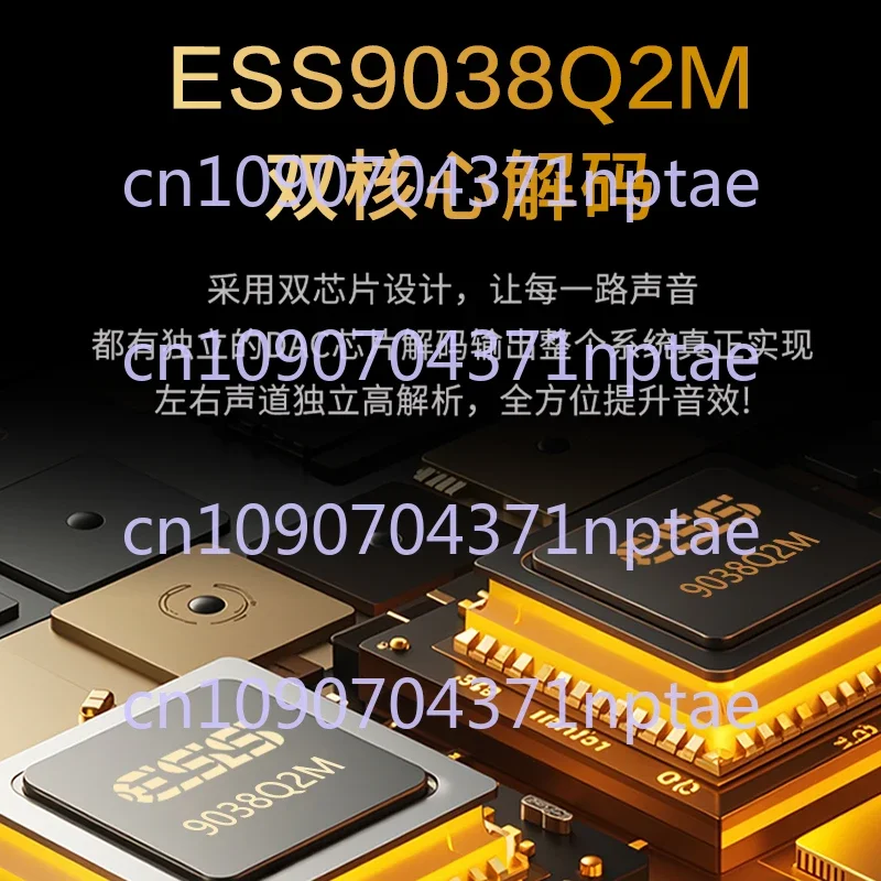 SU9PRO Dual Core ES9038 Bluetooth 5.4 USB Decoder HIFI Fever DAC Headset Amplifier DSD512