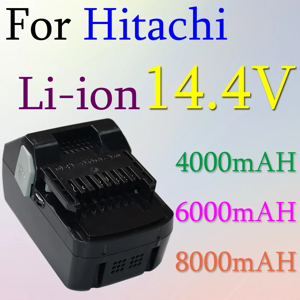 

14.4V 4000mAh/6000mAH/8000mAH Li-ion Battery For Hitachi BSL1415 CR14DSL CJ14DSL BSL1430 BSL1440 DDS14DSL NP14DSL DS14DBL