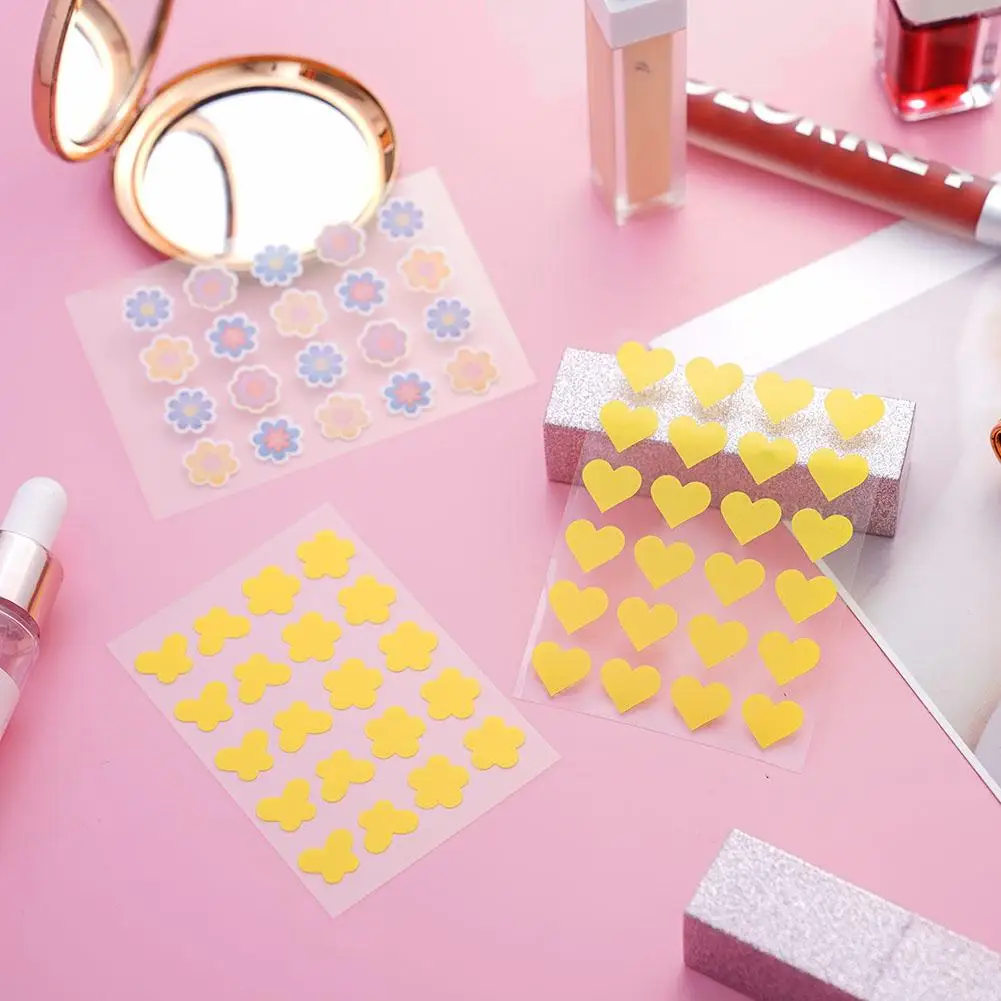 Cute Pimple Patch Acne Absorbing Cover Face Invisible Stickers Acne Dots Patches Moisturizes For Covering Zits And Blemishes