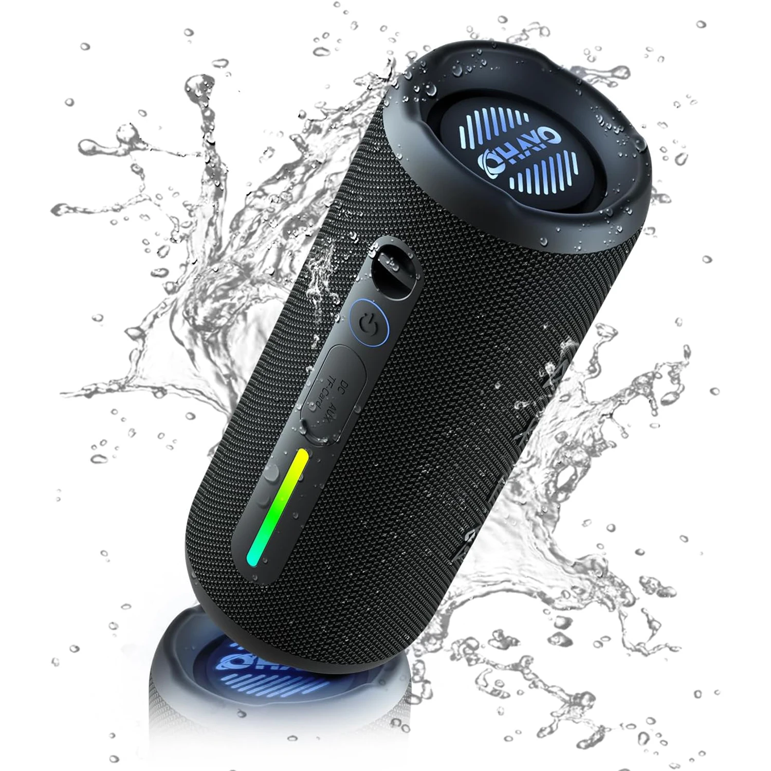

Ohayo S7 портативный беспроводной Bluetooth динамик 24 Вт громкий стереозвук с RGB-подсветкой для вечеринки дома на открытом воздухе