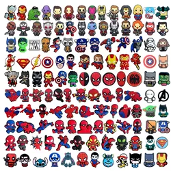 Random 10/20/30/50/60Pcs MINISO Series Shoe Charms For Clogs,PVC DIY Shoe Decorations Accessories Premium Quality