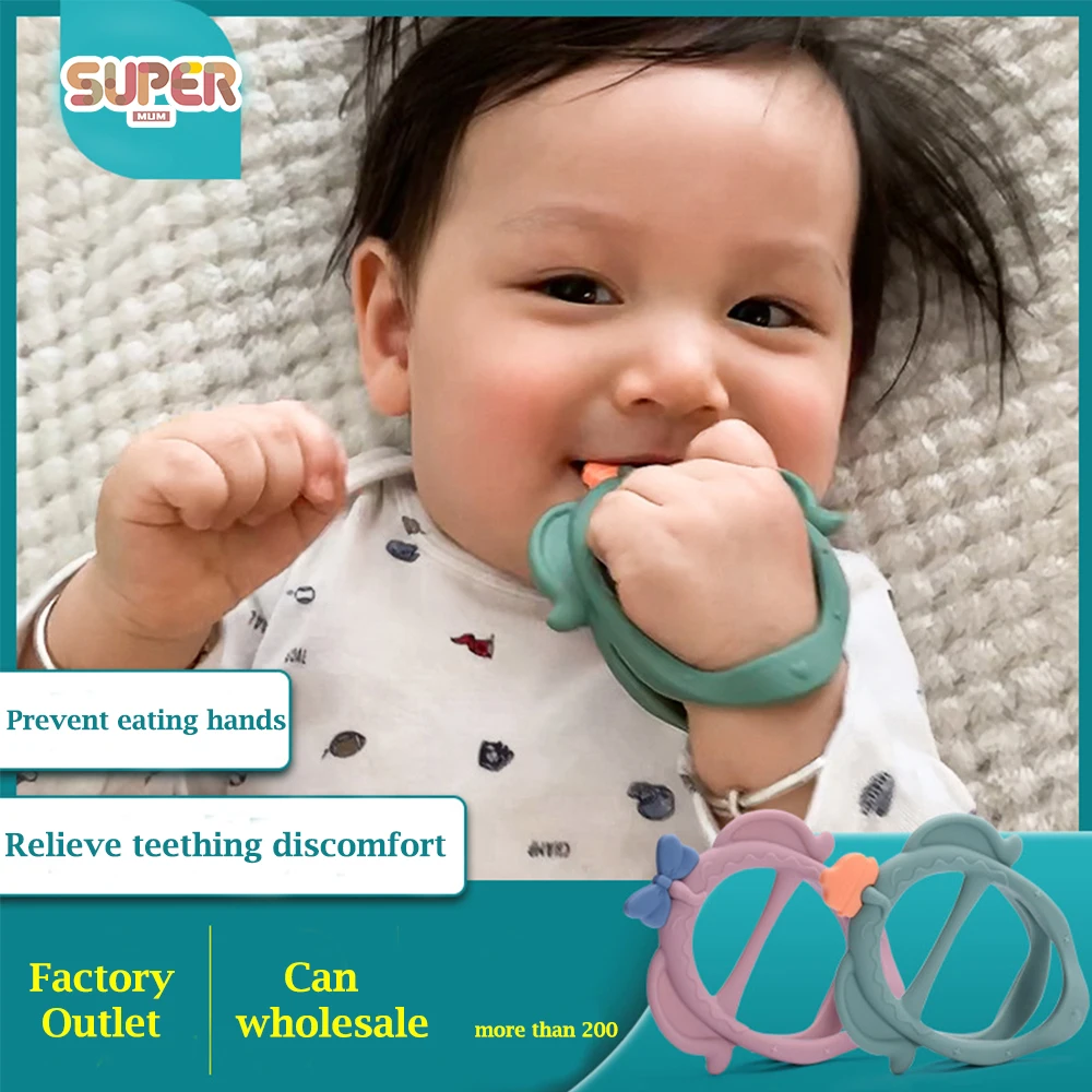 Baby Teething Silicone Molar Toy Nursing Infant Teether Gloves Pacifier Newborn Dental Care Child Sucking Fingers Thumb BPA Free