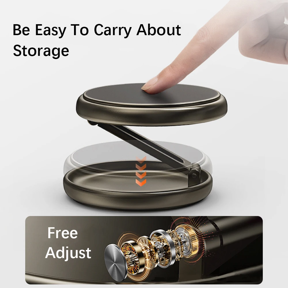 Supporto per tablet magnetico 3 sezioni anello di aspirazione magnetico bifacciale telefono a mano popsocket supporto per iPad Magsafe doppio