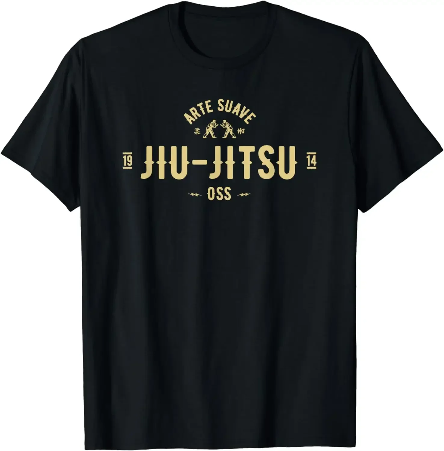 Brazilian Jiu Jitsu Shirt Arte Suave Oss Tshirt Bjj T Shirt T-Shirt  Men Clothing Tops  Streetwear  Camisetas  Vintage T Shirt