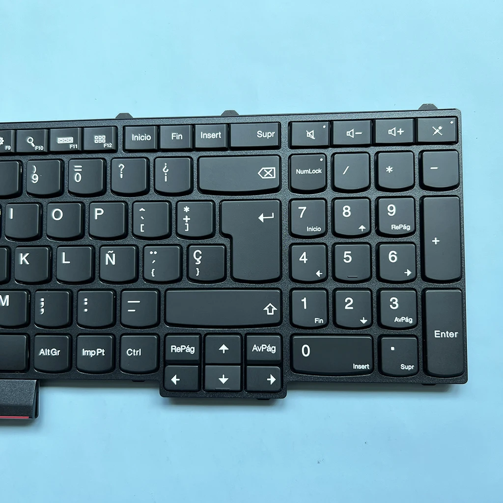 Imagem -05 - Teclado Espanhol P50 para Lenovo Thinkpad P51 P70 P71 Sn20m15446 9a16412 01hw200 Pyblw105sp