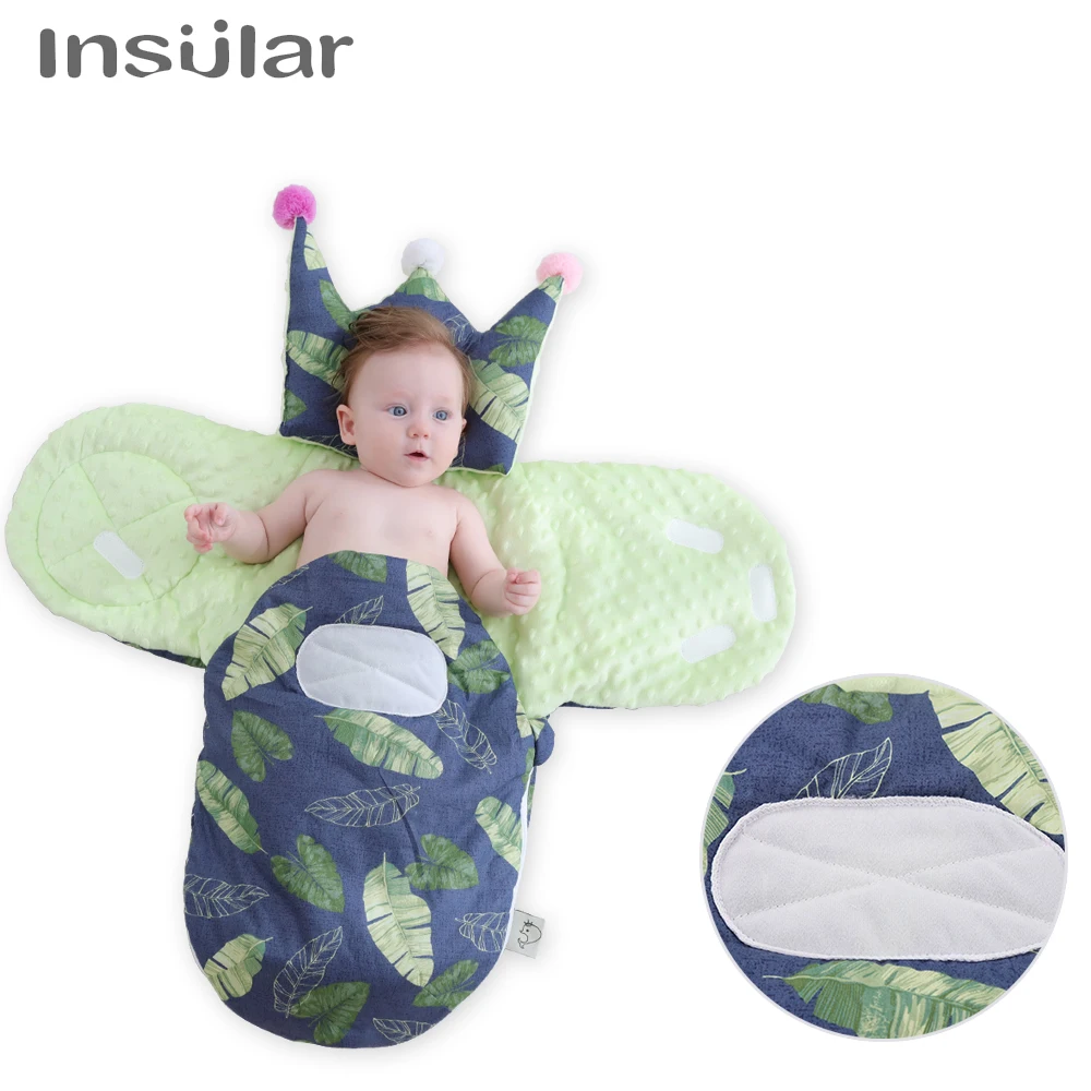 6 Colors Winter Envelope For Newborns Baby Sleeping Bag Wrap Swaddling Blanket Envelope In A Stroller Sleeping Sack For Newborn