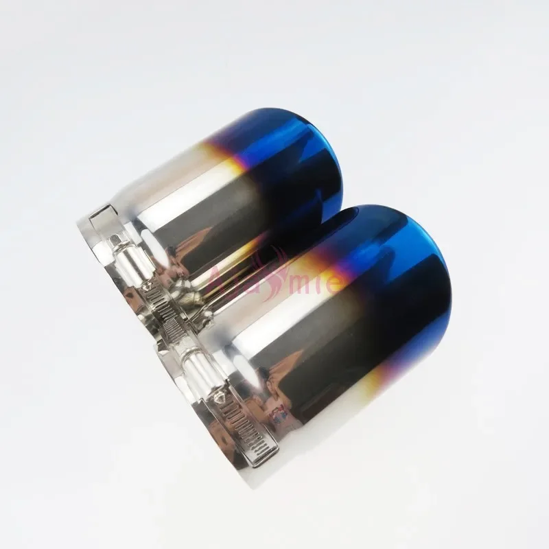 

Для Jeep Renegade 2016-2017 насадки на глушитель выхлопной трубы, конец хвостовой трубы, серебристо-синий цвет, нержавеющая сталь, хромированные аксессуары для стайлинга автомобилей