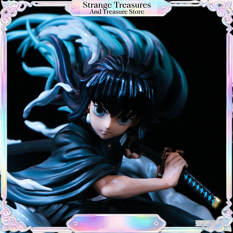 

Demon Slayer Kimetsu No Yaiba Mist Pillar Tokito Muichiro Battle Pose Anime Merchandise Action Figure Desktop Decoration Model
