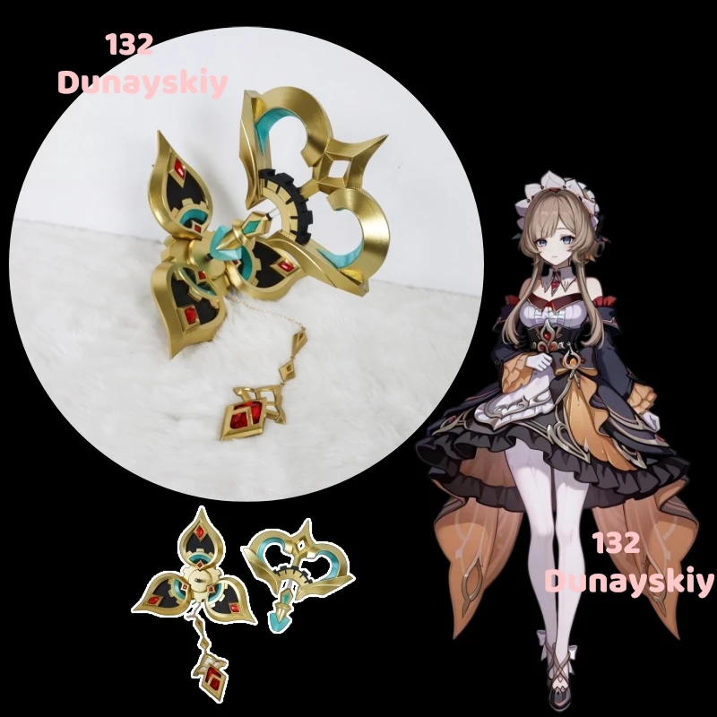 

Fatui Harbingers Sandrone Cosplay Back Prop Electric Rotatable Marionette Genshin Impact Halloween Role Play Accessory