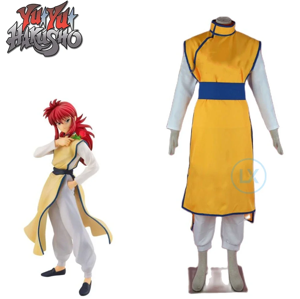 

Anime Yu Yu Hakusho Cosplay Costume Kurama/Minamino Shuuichi Costume Full Set Halloween Uniform For Women Men