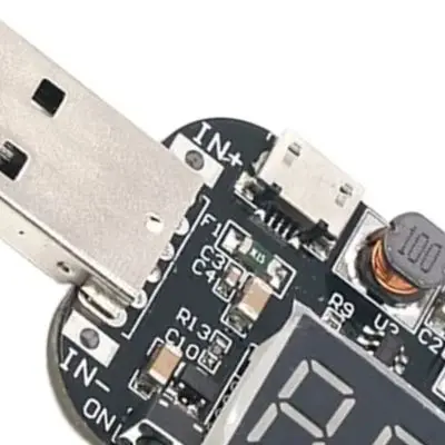 USB Adjustable Step Up Down Power Supply Module 5V To 30V 2A 15W LED Display Voltage Regulator Board For DIY Electronics Testing