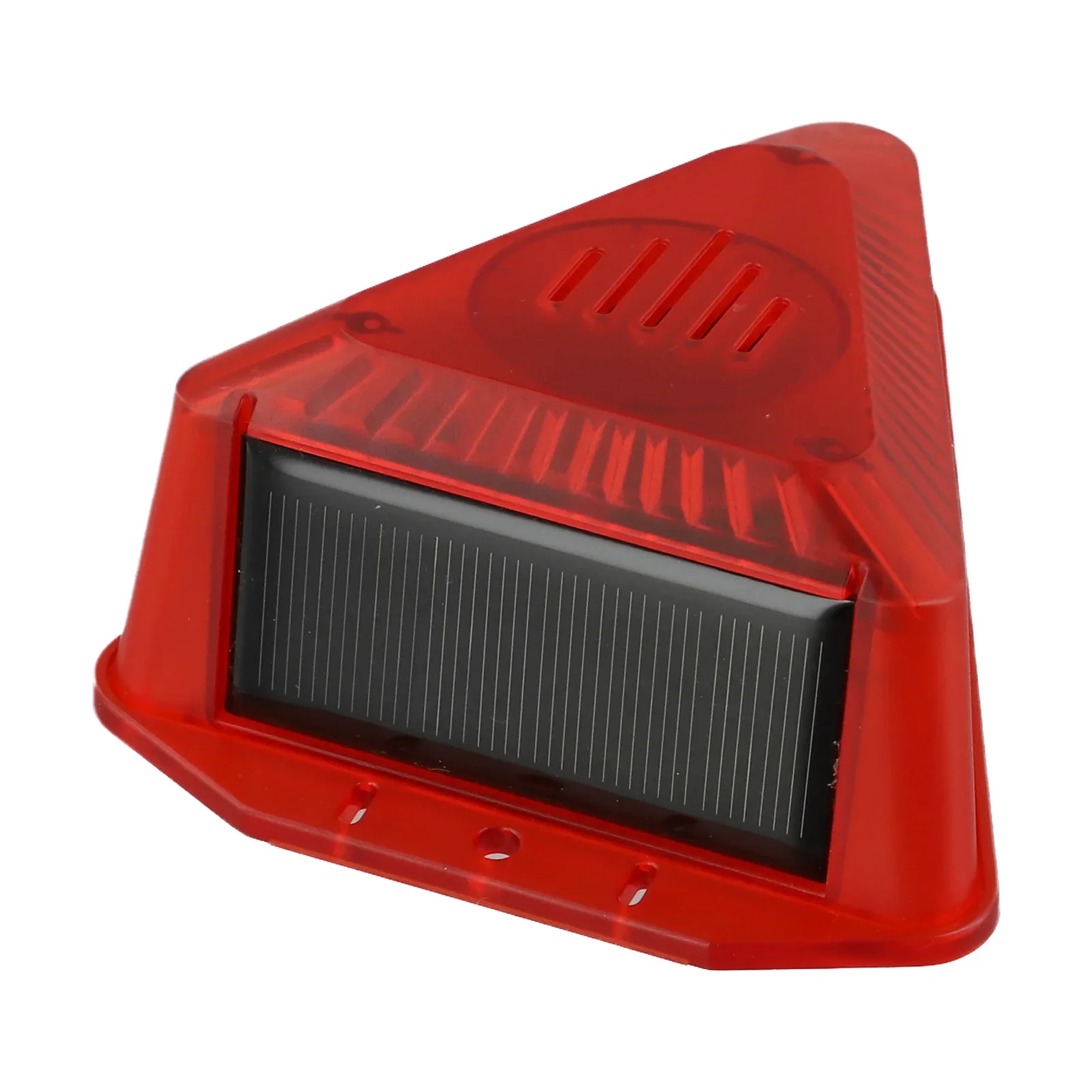 129DB Alarm Light BLACK Outdoor Motion Sensor Light Dog Barking Sound Flashing Light Rechargeable Lithium Battery