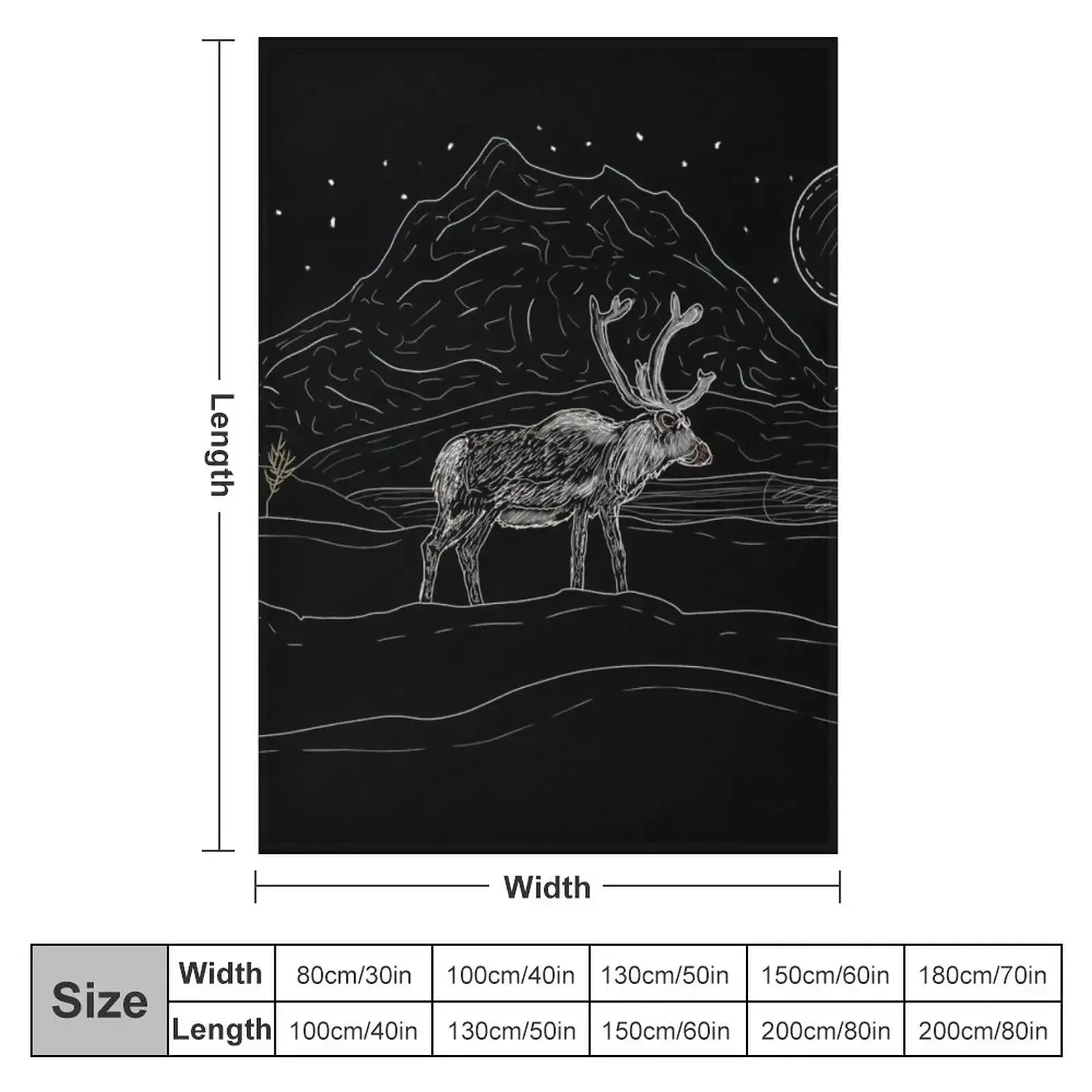 Wild Lands Throw Blanket couch cozy soft plush fuzzy picnic outdoor blanket