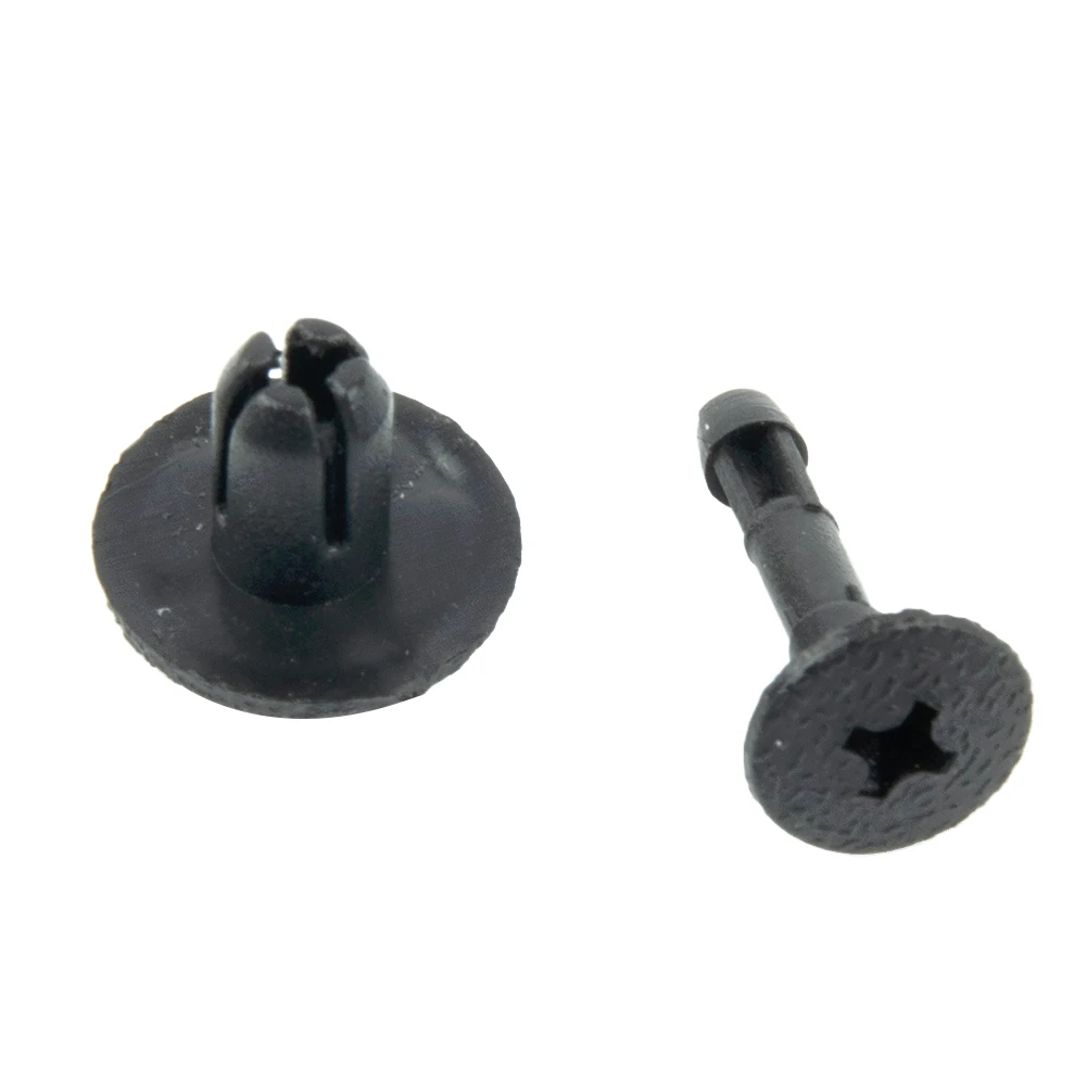 20pcs ABS Plastic For Honda Plastic Screw Fasteners Clips Fairing 90683-GR1-003 90683-MBW-003 Black Auto Fastener Clip