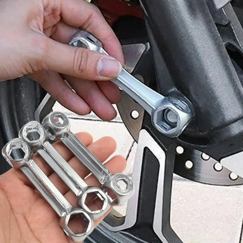Sleeve Bone Shaped Wrench Metal Hexagonal Wrench Screw Installation Disassembly Tool Multi Purpose Car Bicycle Hexagonal 6~15mm