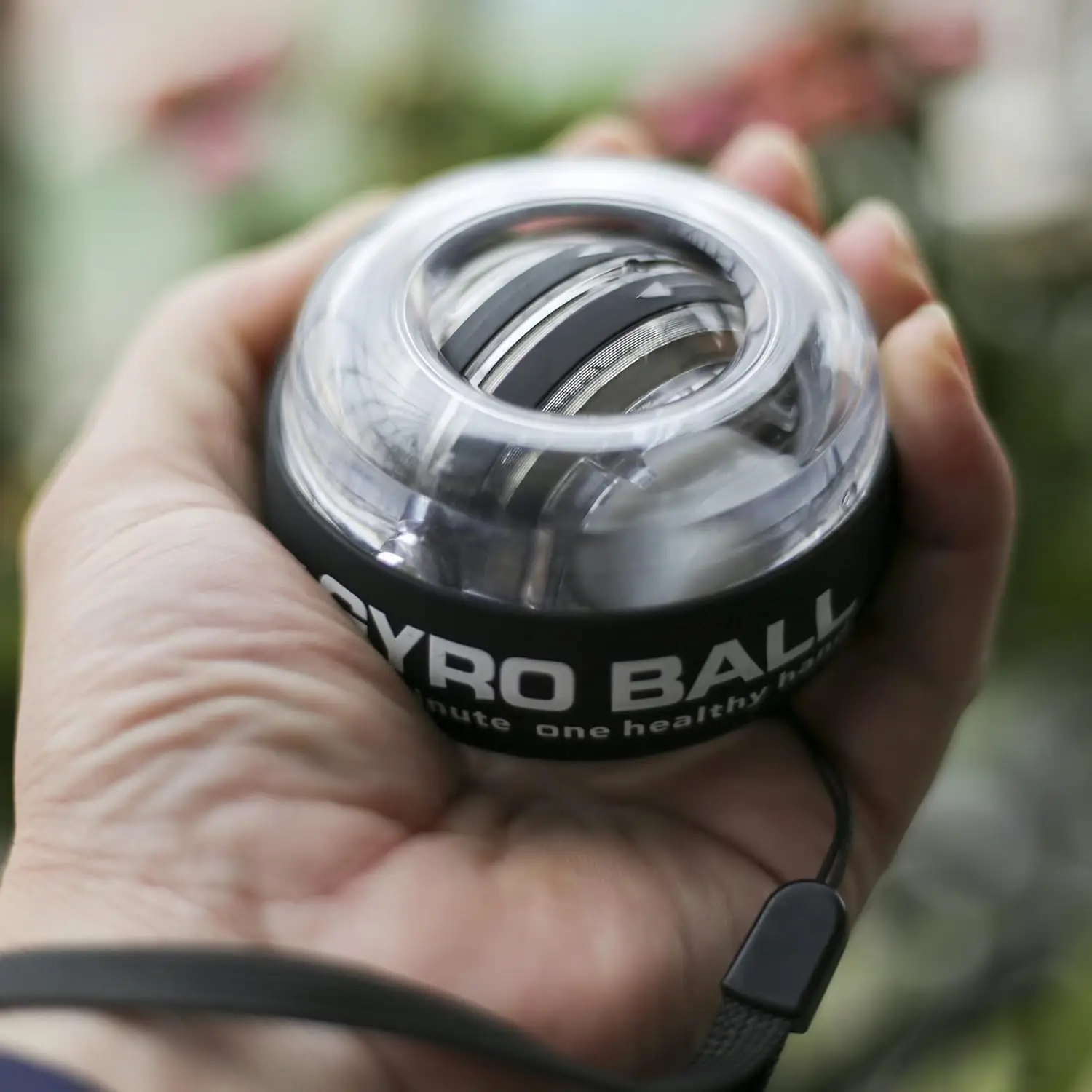 Self-starting Gyro Ball Gyroscopic Power Wrist Ball Forearm Exerciser Arm Hand Muscle Force Trainer Gyroball Home Gym 썸네일 6