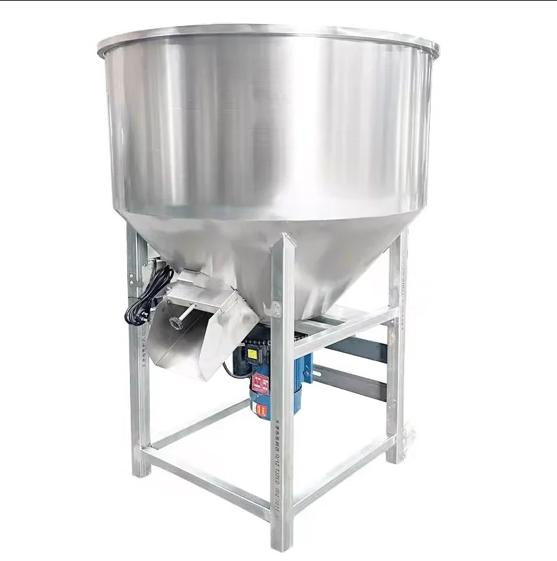 

Stainless Steel Poultry Feeding Mixer Processing Grain Grinder Machine Animal Feed Mill Mixer
