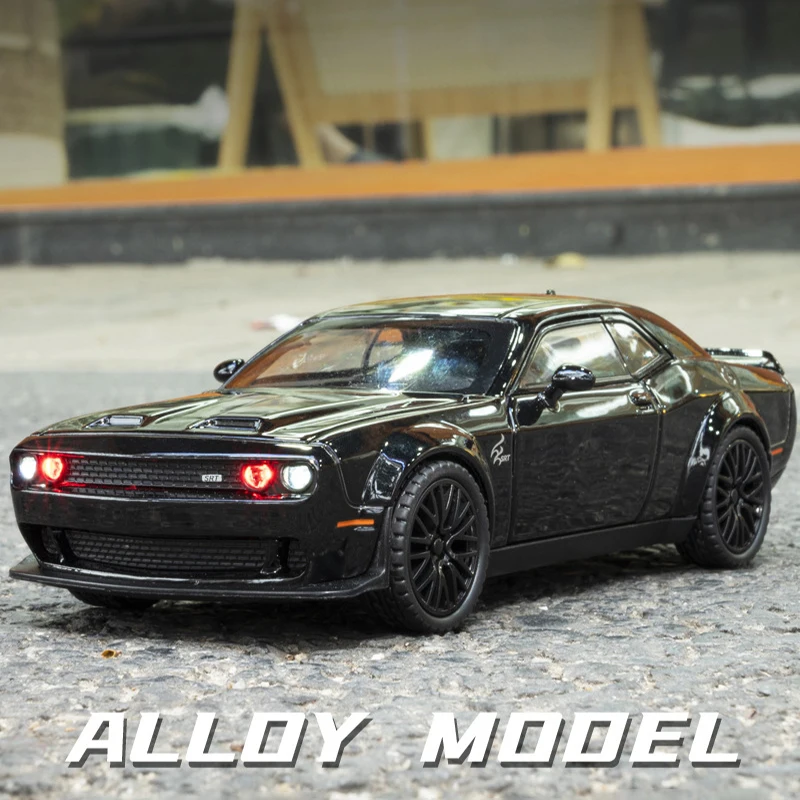 1:32 Dodge зарядное устройство Challenger Hellcat компьютерная модель автомобиля из сплава игрушка литая игрушка автомобиль