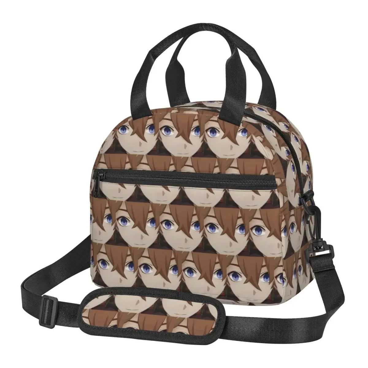 Childe Genshin Impact Genshin Impact Cursed Childe Insulated Lunch Bag for Women Kids Portable Food Boxes Thermal Lunch Box Tote