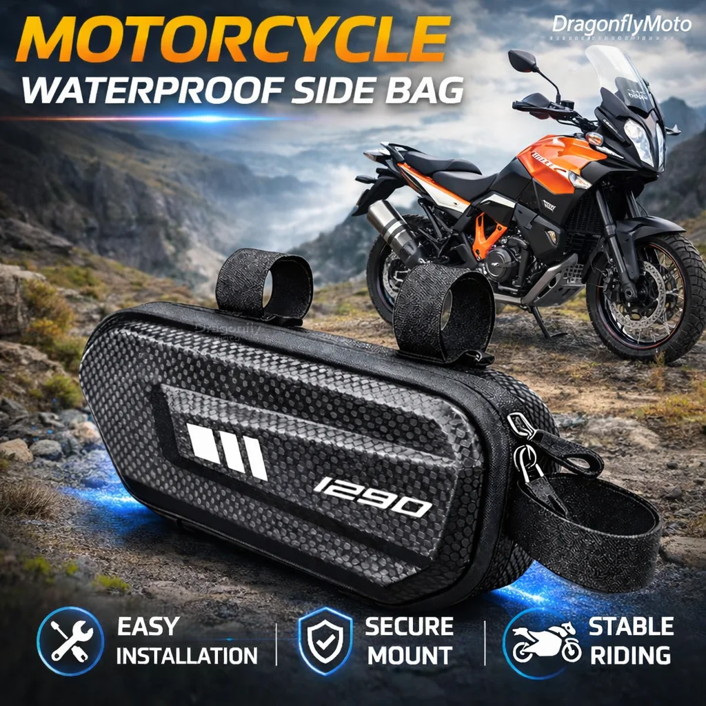 

Большая вместительная боковая сумка для мотоцикла KTM Adventure 790 990 1050 1090 1190 1290, водонепроницаемая многофункциональная сумка для хранения вещей