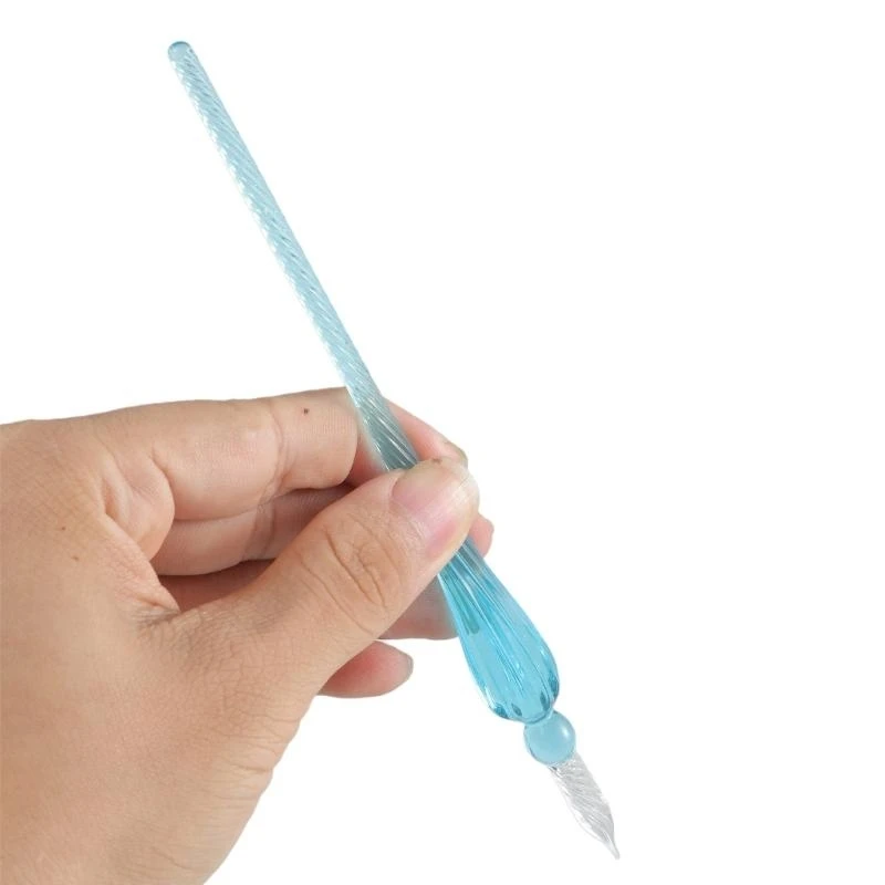 62ka Vintage Glass Dip Dipping Pen Filling Fink Fountain Puns с подарочной коробкой