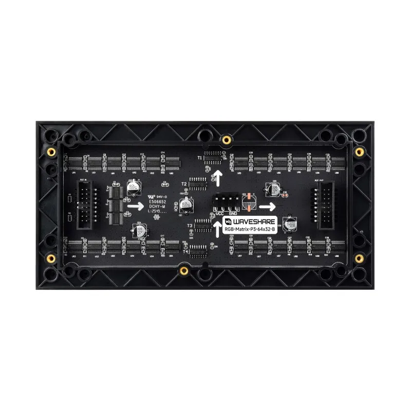 Waveshare RGB Full-color LED Matrix Panel, 3mm Pitch,64×32 Pixels,Adjustable Brightness,Options For Standard Version/GOB Version